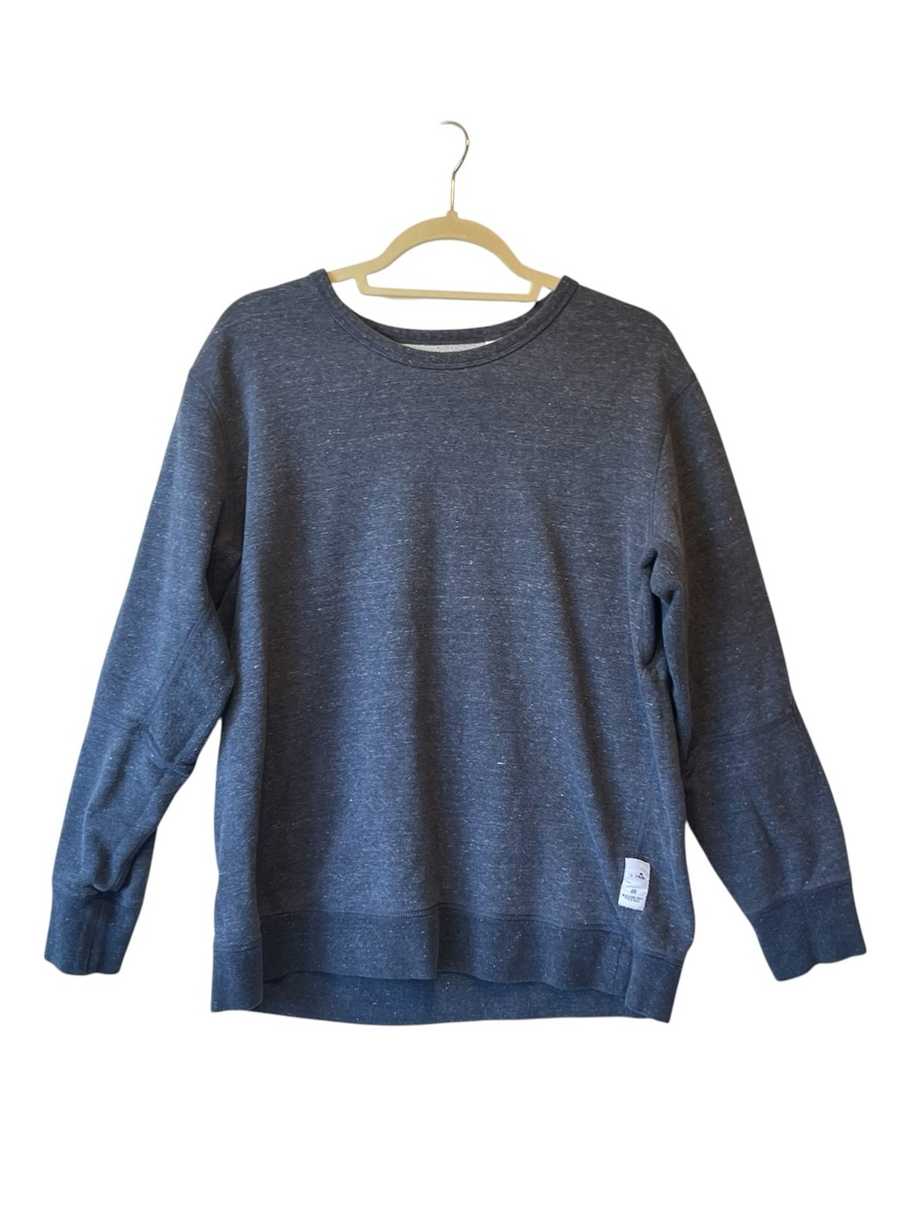Adidas X Reigning Champ pullover sweatshirt Large Blue Crew neck Mens Cotton